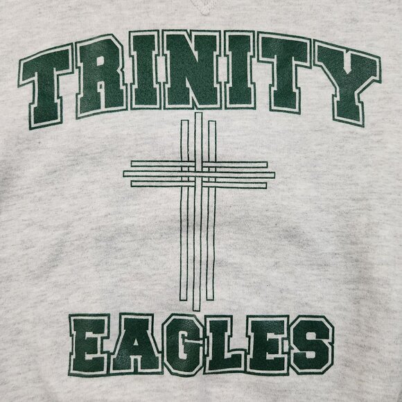 Vintage Russel Athletic Crew Neck Youth Small Trinity Lutheran Eagles Sweatshirt - Picture 8 of 14